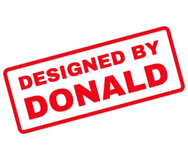 Donald Rubber Stamp vektör tarafından tasarlanmış