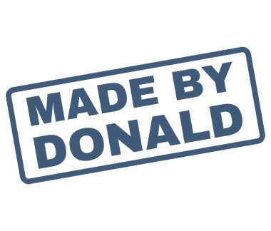 Donald Rubber Stamp vektör tarafından yapılan