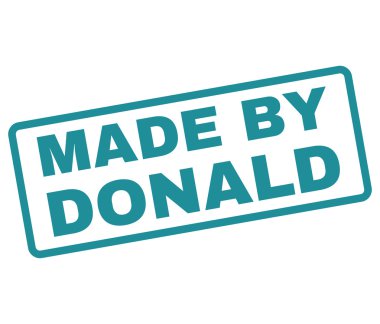 Donald Rubber Stamp vektör tarafından yapılan
