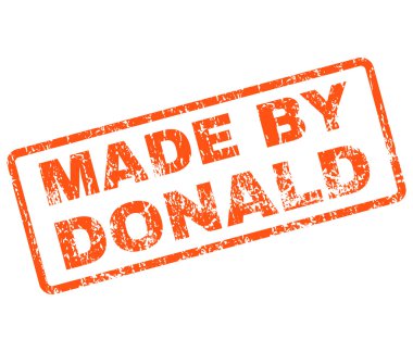 Donald Rubber Stamp vektör tarafından yapılan