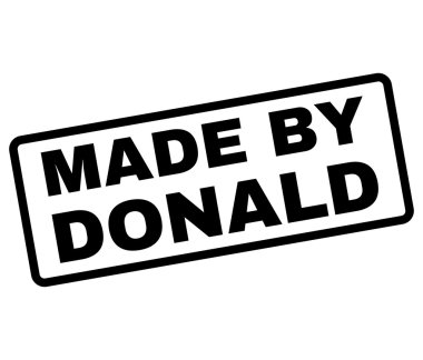 Donald Rubber Stamp vektör tarafından yapılan