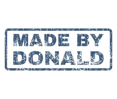 Donald Rubber Stamp vektör tarafından yapılan