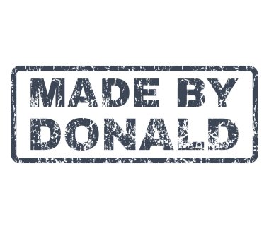 Donald Rubber Stamp vektör tarafından yapılan
