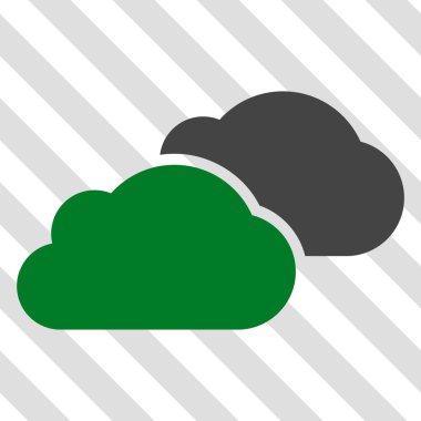 Bulutlar vektör simgesi