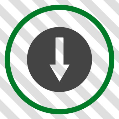 Yuvarlak ok vektör simgesi