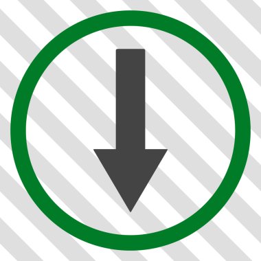 Yuvarlak ok vektör simgesi