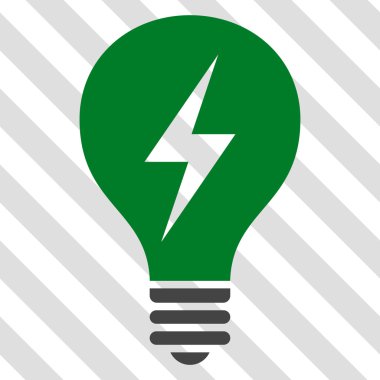 Elektrikli ampul vektör simgesi