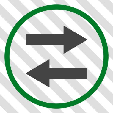 Yatay Çevir ok simge vektör