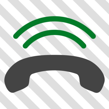 Telefon zil vektör simgesi