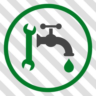 Sıhhi tesisat vektör simgesi