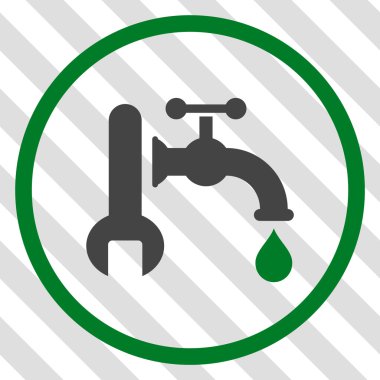 Sıhhi tesisat vektör simgesi