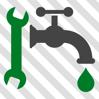 Sıhhi tesisat vektör simgesi