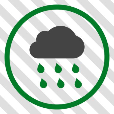 yağmur bulutu vektör simgesi