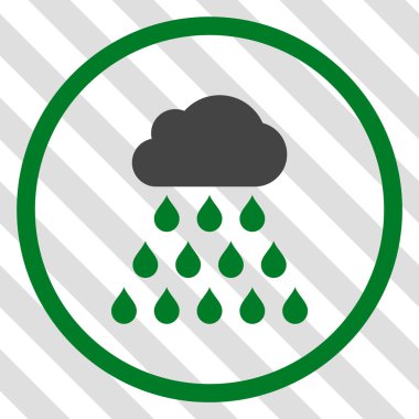 yağmur bulutu vektör simgesi