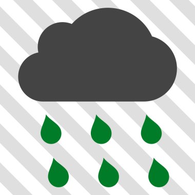 yağmur bulutu vektör simgesi