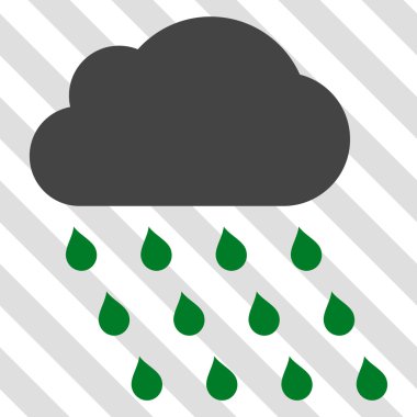 yağmur bulutu vektör simgesi