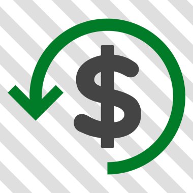 Geri ödeme vektör simgesi