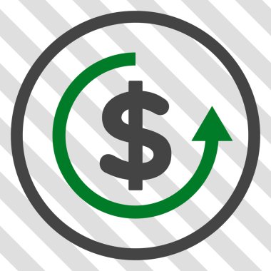 Geri ödeme vektör simgesi