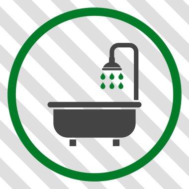 Duş Banyo vektör simgesi