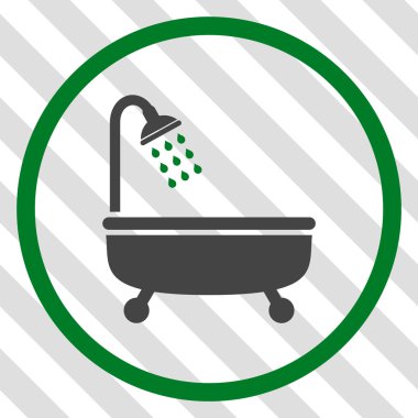 Duş Banyo vektör simgesi