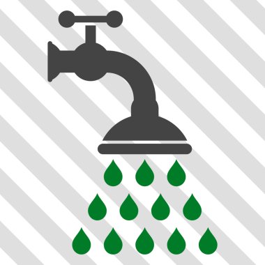 Duş musluk vektör simgesi