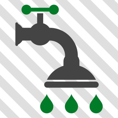 Duş musluk vektör simgesi