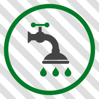 Duş musluk vektör simgesi