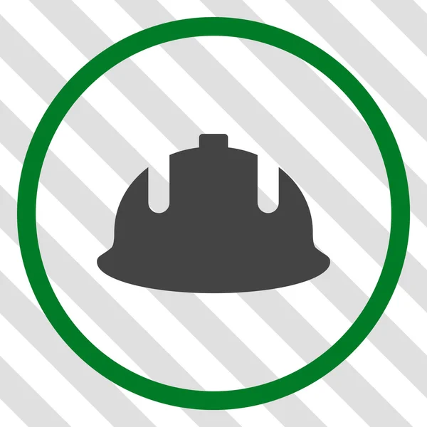 Construção capacete vetor ícone —  Vetores de Stock