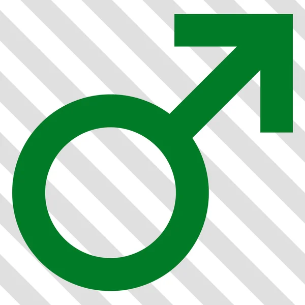 Mužský Symbol vektorové ikony — Stockový vektor
