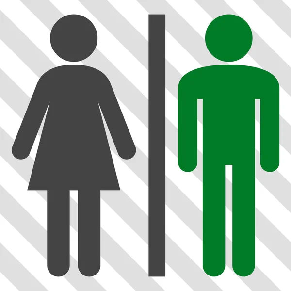 WC πρόσωπα εικονίδιο του φορέα — Διανυσματικό Αρχείο