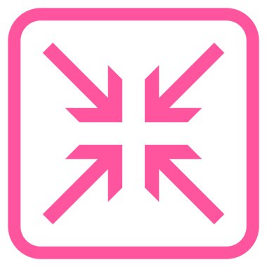 Oklar vektör simgesi bir çerçeve içinde collide