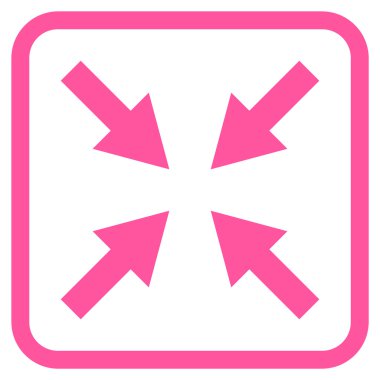 Oklar vektör simgesi bir çerçeve içinde sıkıştırmak