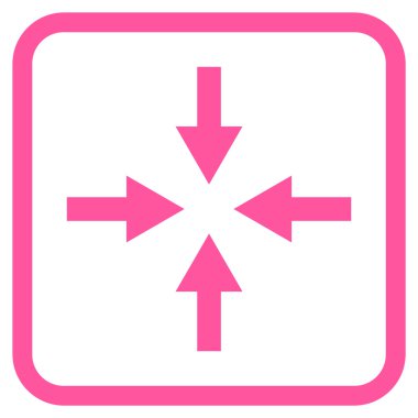 Oklar vektör simgesi bir çerçeve içinde sıkıştırmak