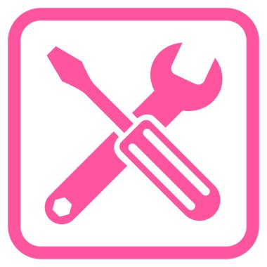 Seçenekleri vektör simgesi bir çerçeve içinde