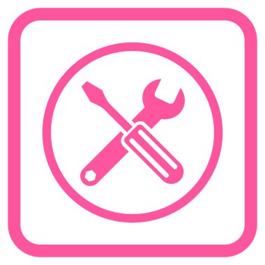 Seçenekleri vektör simgesi bir çerçeve içinde