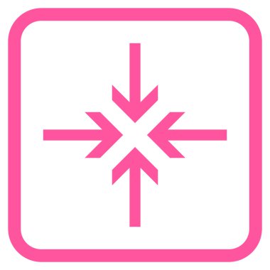 Oklar vektör simgesi bir çerçeve içinde azaltmak