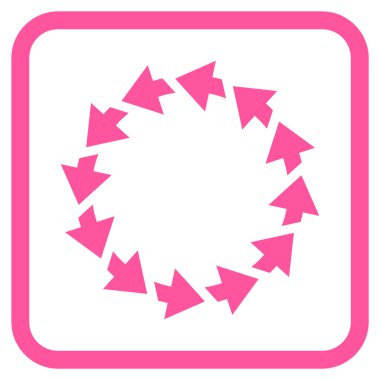 Bir çerçeve içinde CCW vektör simge döndürmek