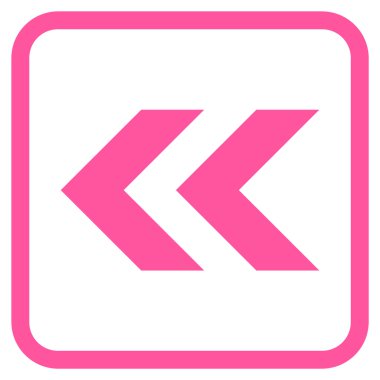 Shift Sol vektör simgesi bir çerçeve içinde