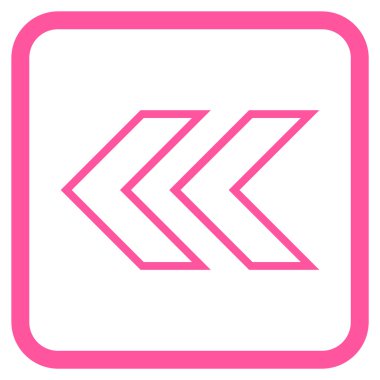 Shift Sol vektör simgesi bir çerçeve içinde