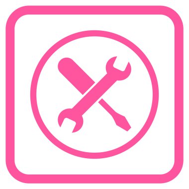 Vektör simgesi bir çerçeve içinde ayarlama