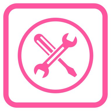 Vektör simgesi bir çerçeve içinde ayarlama