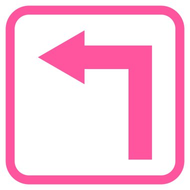 Sol vektör simge bir çerçevede açmak