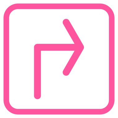 Doğru vektör simge bir çerçevede açmak