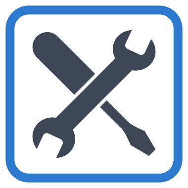 Vektör simgesi bir çerçeve içinde ayarlama