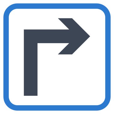 Doğru vektör simge bir çerçevede açmak