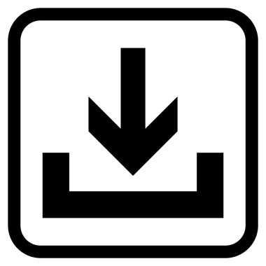 Vektör simgesi bir çerçeve içinde indirme