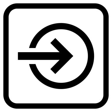 Alma vektör simgesi bir çerçeve içinde