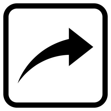 Vektör simgesi bir çerçeve içinde Yinele