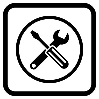 Seçenekleri vektör simgesi bir çerçeve içinde