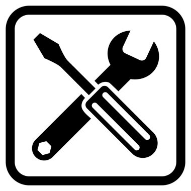 Seçenekleri vektör simgesi bir çerçeve içinde